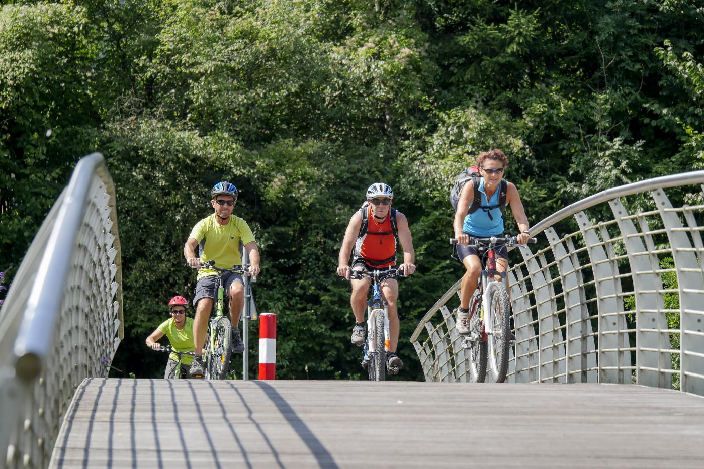 Mountain Bike in Ledro valley, Camping Azzurro Ledro